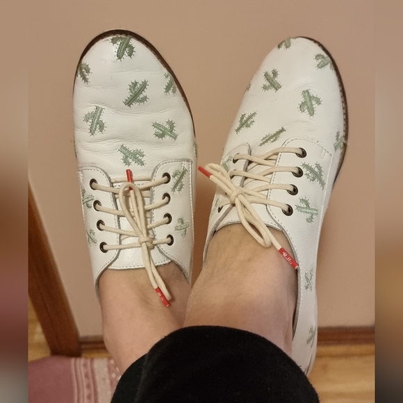 🌵Rollie Derby leather shoes embroidered cactus 🌵 39 - Picture 5 of 15